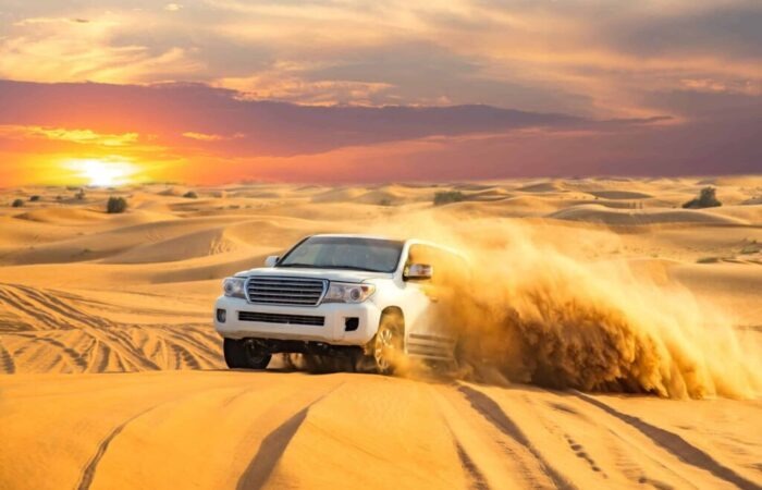 Evening Desert Safari In Red Sand
