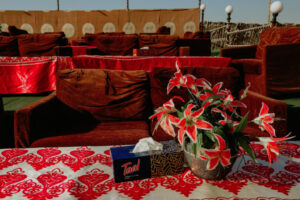 Premium Seating Golden Sand Desert Safari